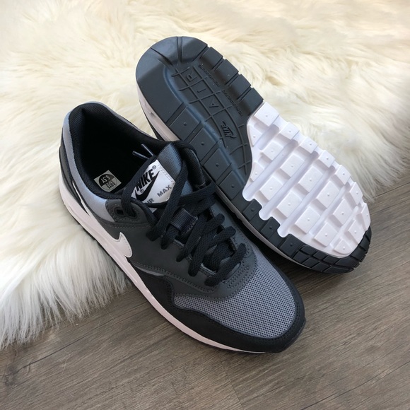 Brand New Nike Air Max 1 Black + Grey - Picture 4 of 5